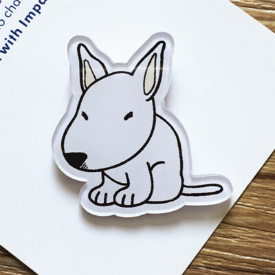 

Fashion Hot Funny Charm Cute Cartoon 1pcs Animal Husky Pet Acrylic Collar Pins Badge Corsage Acrylic Badge Cute Cat Dog