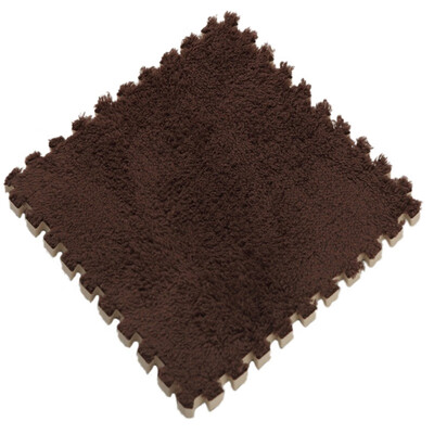 

Plush Interlocking Foam Pad Puzzle Floor Tiles Mat Baby Crawling Nursery Rugs 12" x 12
