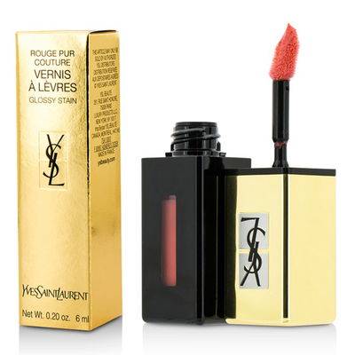 

YVES SAINT LAURENT - Rouge Pur Couture Vernis A Levres Pop Water Glossy Stain - 207 Juicy Peach 6ml02oz