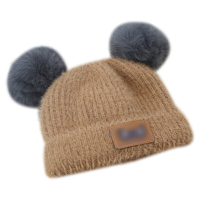 

Baby Hat Knitted ball Hat For Girls Fashion Cute Boys Caps Spring Childrens Hats Caps 0-2t