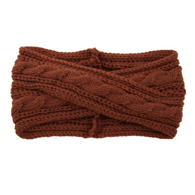 

Women Winter Warm Knitting Headbands Lady Wool Crochet Hairband Turban Head wear
