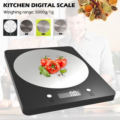 

Digital Kitchen Scale Electronic Kitchen Scale 5kg Stainless Steel Weighing Scale Kitchen Tools Food Scale Electronic Gadgets