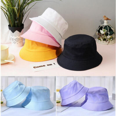 

Cute Toddler Baby Girls Kids Summer Sun Bonnet Hat Bucket Cap Cute Candy Color