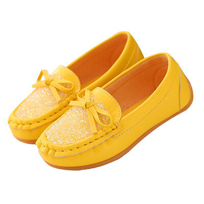 

1-10Y PU Leather Children Shoes Casual Styles Teenager Girls Shoes Soft Comfortable Loafers Slip On Kids Shoes