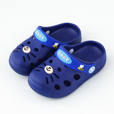 

Slippers Kids Toddler Infant Baby Girl Boys Home Slippers Rubber Cartoon Animation Cat Flat Heels Shoes Sandals Kids Slippers