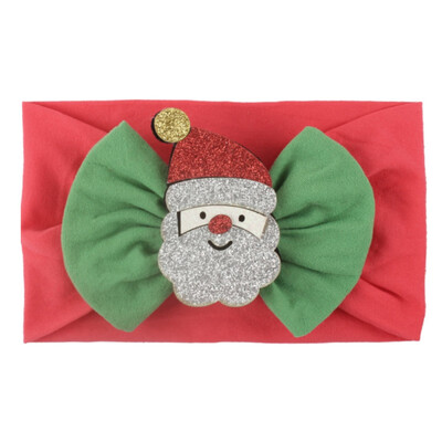 

New Baby Cute Girls Boys Christmas Cartoon Headband Bowknot Design Headwear Apparel Photography Prop Party Gift