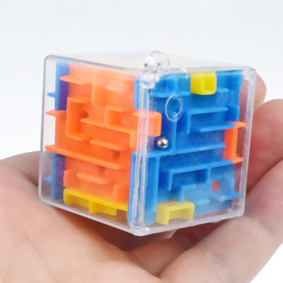 

〖Follure〗3D Cube Puzzle Maze Toy Hand Game Case Box Fun Brain Game Challenge Fidget Toys