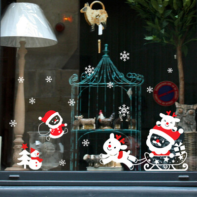 

Tailored Christmas Snowman Removable Home Vinyl Window Wall Stickers Decal Decor A