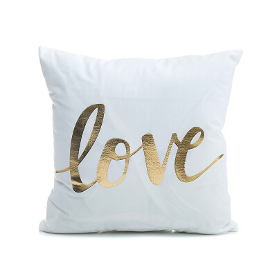 

11 Styles Super Soft Pineapple Love Letters Bronzing Pillowcases Home Cushions Home Deor