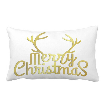 

Tailored Christmas Pillow Sofa Waist Throw Cushion Cover Home Decor A