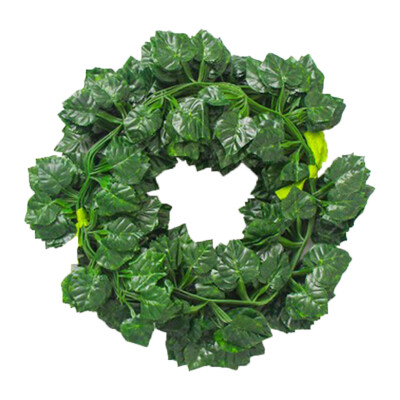 

12PCSSet 2M Artificial Ivy Green Leaf Garland Plants Vine Fake Foliage Flowers Home Decor Flower Rattan String