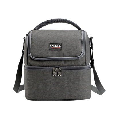 

Toponeto Lunch Box Bag Tote Hot Cold Insulated Thermal Cooler Travel Work School Picnic
