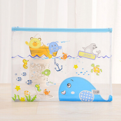 

Case A5 Transparent PVC File Bag Cute Big Filling Product For Girls Boys School Supplie Stationery