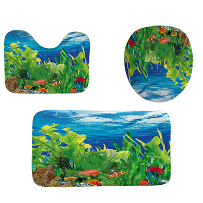 

〖Follure〗3pcs Non-Slip Bath Mat Bathroom Kitchen Carpet Doormats Decor