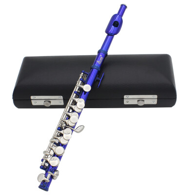 

Piccolo Ottavino Half-size Flute Plated C Key Cupronickel with Cleaning Cloth Screwdriver Padded Box