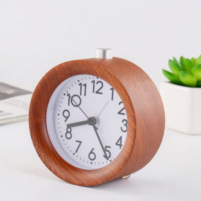 

Wooden Alarm Night Light Clock LED Display Electronic Watch Table Sound Control Digital Desktop Mirror Temperature Digital Watch