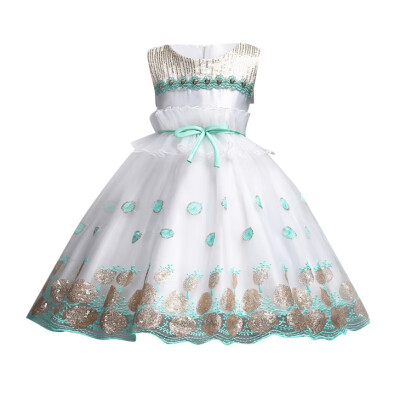 

Summer Flower Girl Dress Ball Gowns Kids Dresses For Girls Party Princess Girl Clothes For 3-14 Year Birthday Dress