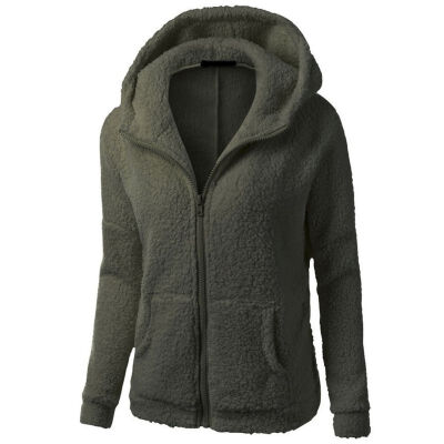 

Autumn Winter New Arrival Women Fleece Jackets Fashion Casual Hooded Sweaters Eight Colors Available Warm Soft Coats Sweatshirts