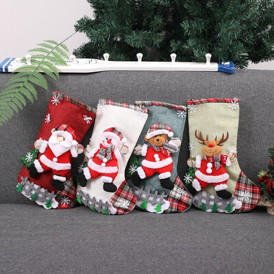 

Gobestart Pendant Ornaments Christmas Candy Gift Bag Christmas Stockings Decoration