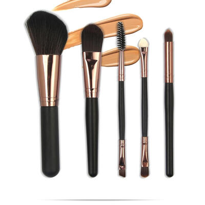 

Foundation Makeup Brushes Coffee Handle Very Soft Hair Blush Powder Make Up Brush Face Cosmetic Tools