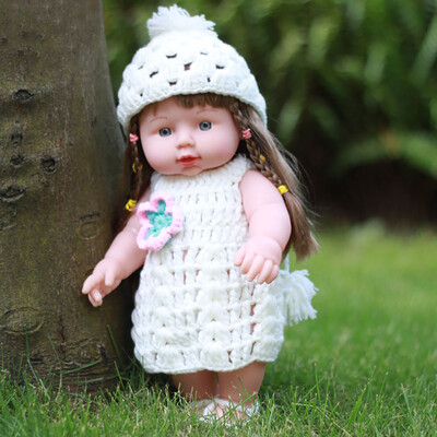

YIWULACute Girl Dolls African American Play Dolls Lifelike 12 inch Baby Play Dolls