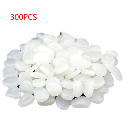 

Toponeto 300 Glow in Dark Pebbles Stone Home Garden Walkway Aquarium Fish Tank Valentine