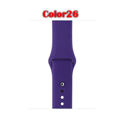 

Silicone Sports Band for Apple Watch Series 123 38MM 42MM Rubber Watchband for iWatch Volt series 4 40mm 44mm