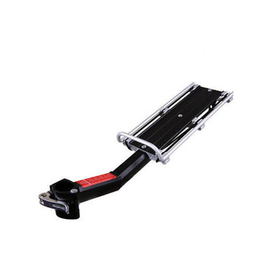 

Bike Aluminium Alloy Seat Post Mount Rear Carrier Rack Quick Release Bicycle Cargo Universal Rear Mount