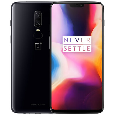 

OnePlus 6 Game Phone 6GB RAM 64GB ROM Full Screen Double Shot Dual Cards Dual Standby GSM 4G Bright Black