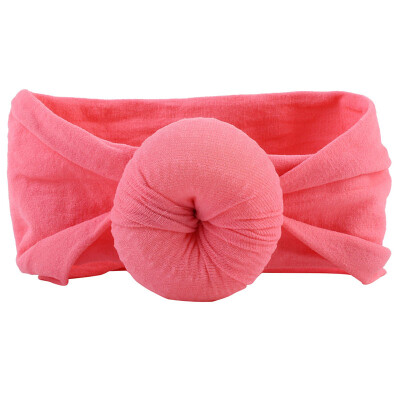 

Baby Girls Circle Headbands Toddler Infant Hair Accessories Clothes Band Turban Solid Girl Hair Accessories Dropshipping
