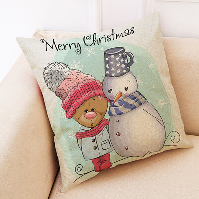 

Tailored Christmas Home Decor Cushion Cover Graffi Style Throw Pillowcase Pillow Covers