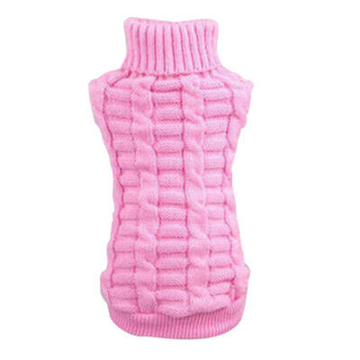 

Pet Dog Cat Winter Warmer Sweater Clothes Puppy Jumper Knit Apparels 5 Color