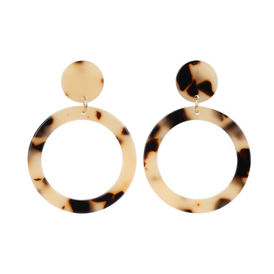 

Acrylic Hoop Earrings