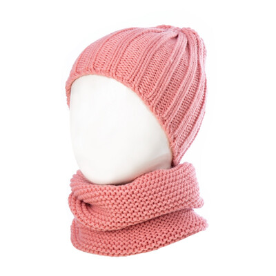 

2Pcs Solid Kids Cap Scarf Autumn Winter Newborn Baby Knitted Hats Scarves Set Boys Girls Warm Knitted Beanie 0-3Y
