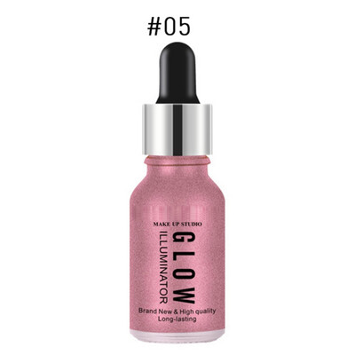 

High Gloss Liquid Foundation Moisturizing Cover Blemishes Brighten Skin Color Foundation Facial Makeup