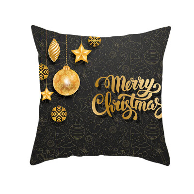 

Merry Christmas Happy New Year Pillowcase Decoration Pillow Cover for Home Decoration Cushion Xmas Gift 4545cm