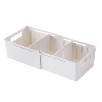 

Drop ship Three Compartments Detachable Storage Box Corners With Handle Adjustable And Separate Storage Options For Bedroom