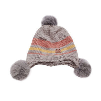 

Newest Hot Newborn Girls Boys Hats Winter Warmer Knitted Kids Cap Ball Baby Knitted Cotton Hat