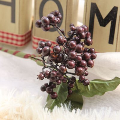 

Decorative Artificial Berry Holly Branch Decorations Flower Arrangementsb