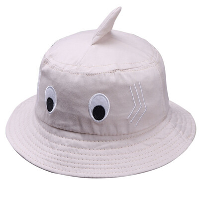 

Autumn Baby Boys Girl Toddler Cartoon Print Bucket Hats Caps Reversible Sun Headwear