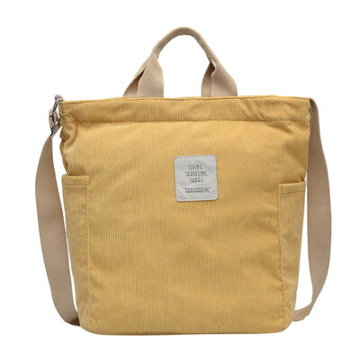 

Casual Women Solid Color Large Capacity Crossbody Shoulder Bag Shopping Tote