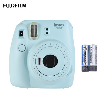 

Fujifilm Instax Mini 9 Instant Camera Film Cam with Selfie Mirror 2pcs Battery Lime Green
