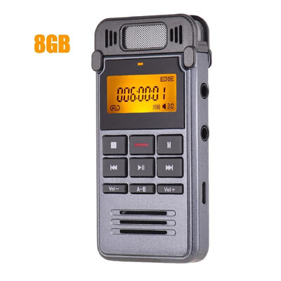 

Professional Digital Voice Sound Recorder MP3 Music Player One-Button Recording Voice-Activated Support Recording Monitor Telephon