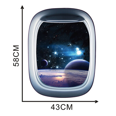

Creative DIY 3D Outer Space Scenic Wall Decal Stickers Art Mural Posters Bedroom Ceiling Living Room Home Decor