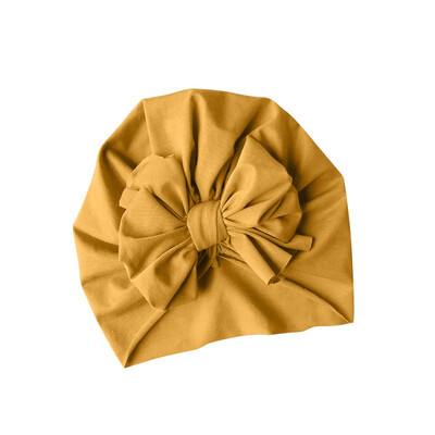 

Bow Kids Cap Bonnet Girls Hat New Baby Boy Hat Soft Cotton Newborn Baby Girl Hat India Style Photography Props 0-2Y