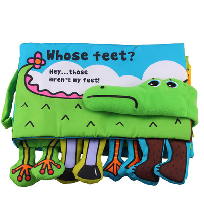 

〖Follure〗Soft Animal Cloth Baby Intelligence Development Learn Picture Cognize Book