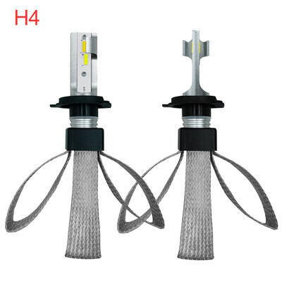 

1pair 12v 60w Car Headlight H4 led Spotlight Pure White 6000K auto auxiliary light Car Headlamp H7 H11 H1 9005 9006 Car Fog Lamp