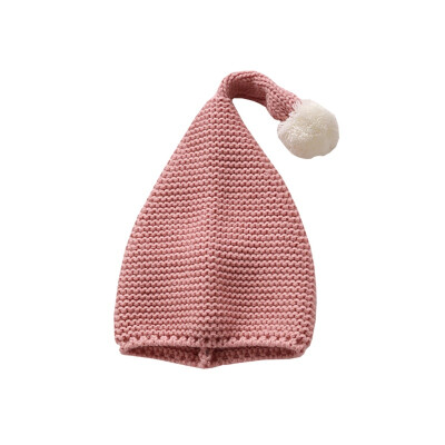 

Autumn Children Winter Warm Fashion Hats Newborn Baby Solid Color Knitted Hat Kid Toddler Cute Christmas Cap