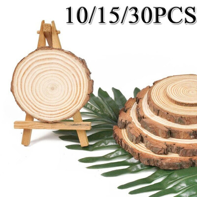 

101530Pcs Big Wood Log Slice Disc Christmas Party DIY Crafts Art decoration Center