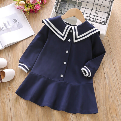 

Girls Dress New Autumn Elegant Dresses Long Sleeves Casual Dress Girl Clothes Fashion Kids Dress